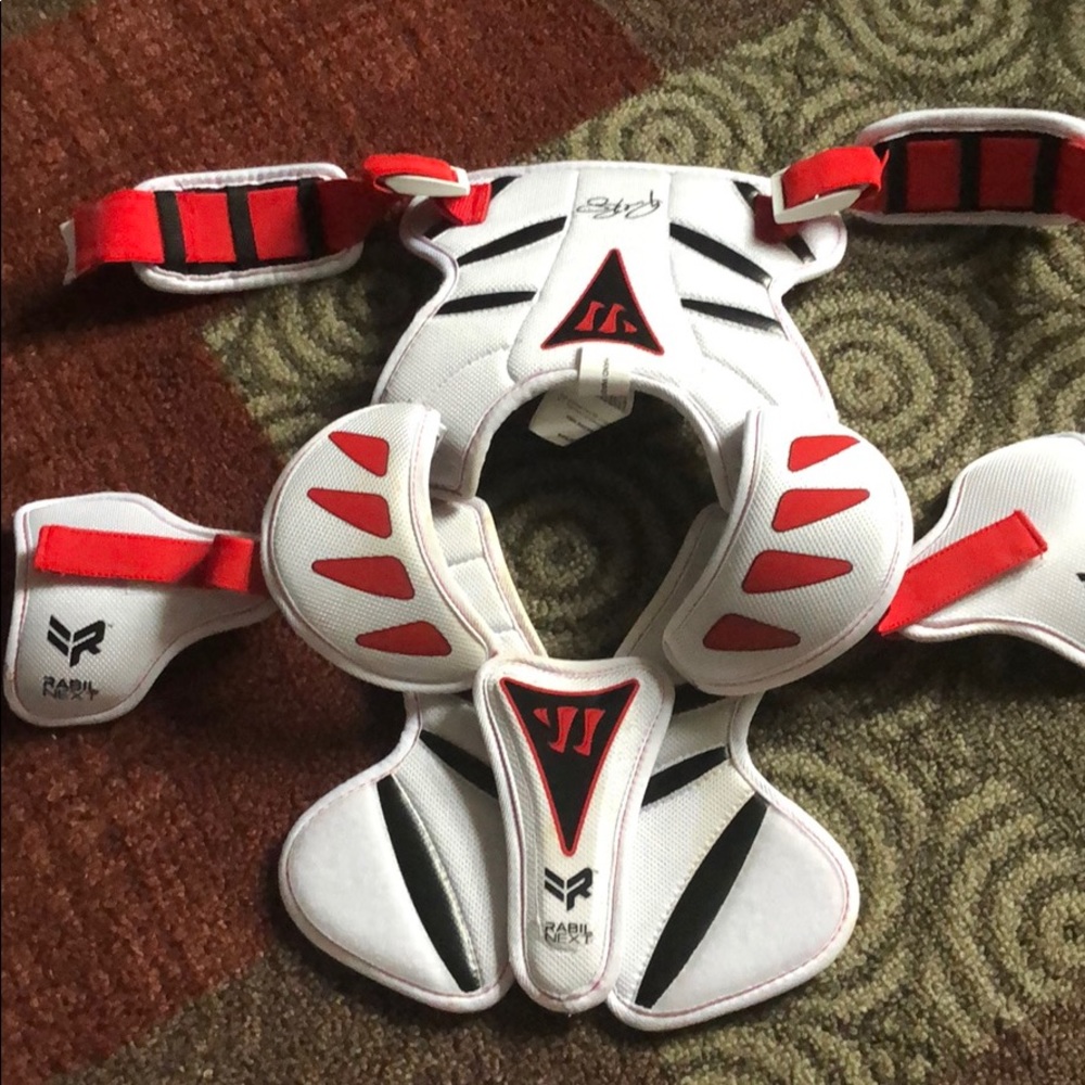 Warrior lacrosse pads